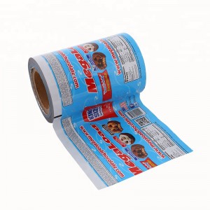 Ламиниран пластмасов пластмасов устойчив на влага термозапечатващ филм за опаковане на бисквитки на руло