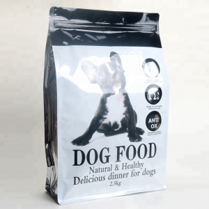 1кг 2кг 5кг 2,5кг 10 кг чанта за куче храна с плоско дъно на едро