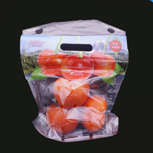 Еко приятел приятел торба с пластмасови зеленчукови сладки домати ziplock с отвори за отваряне
