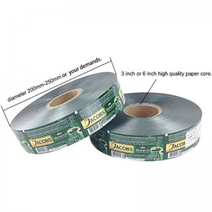 ламиниран материал домашен любимец / vmpet / pe шампоан опаковъчен пластмасов ролков филм с печат по дизайн на потребителско лого