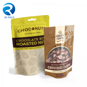 Потребителски пластмасови цип хранителна опаковка торба, хранителна опаковка с налягане на цип